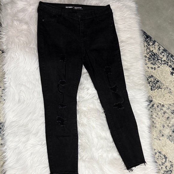 Old Navy Women's Black Skinny Jeans - Picture 1 of 8